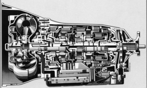 Разрез АКПП Mercedes-Benz 722.6.
